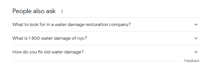 faqs section google