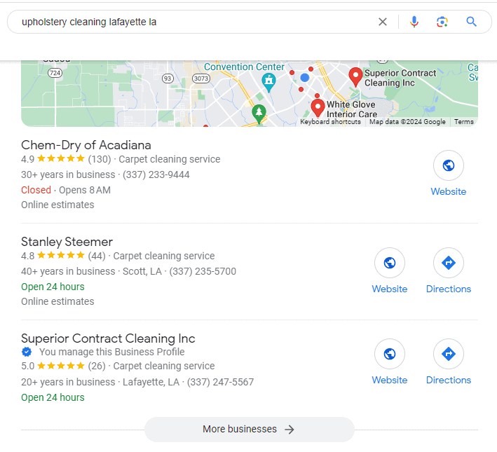 local seo results