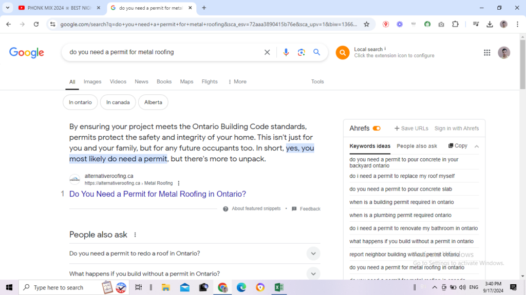 roofing seo results