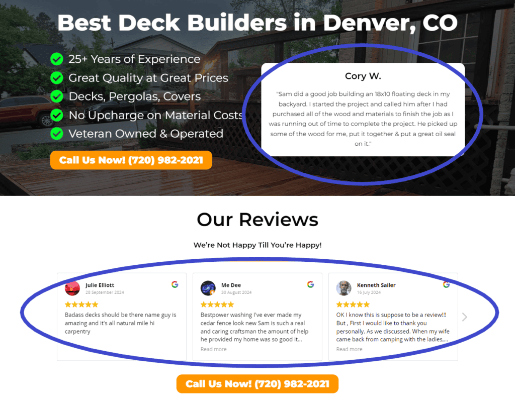 seo example aurora co